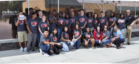 Devtech is the community business partner/sponsor of the AVID program at our local high school